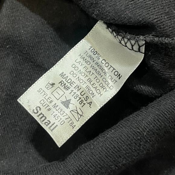 Blue Canyon 100% Cotton Y2K Grunge Embellished Floral Graphic‎ Brown Fitted Tee - Picture 6 of 10